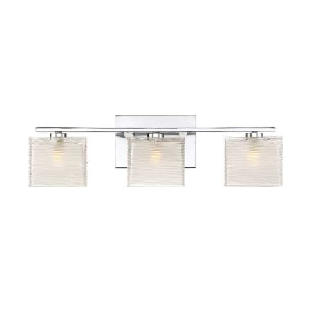 Quoizel Westcap 3 Light 23" Wide Bathroom Vanity Light Polished Chrome